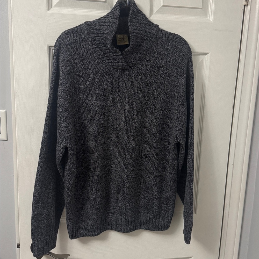 47. Haggar Dark Gray Knit Turtleneck Sweater